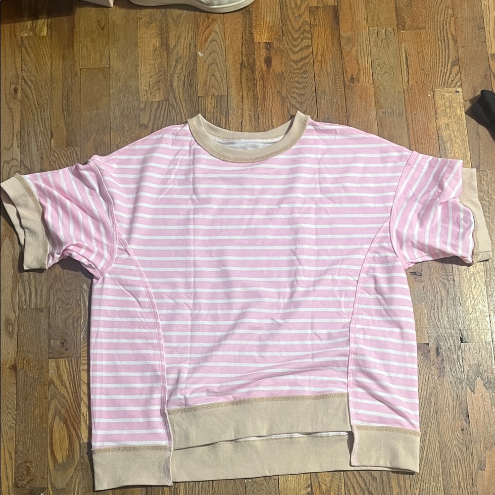 Pink Striped Shirt- never worn.